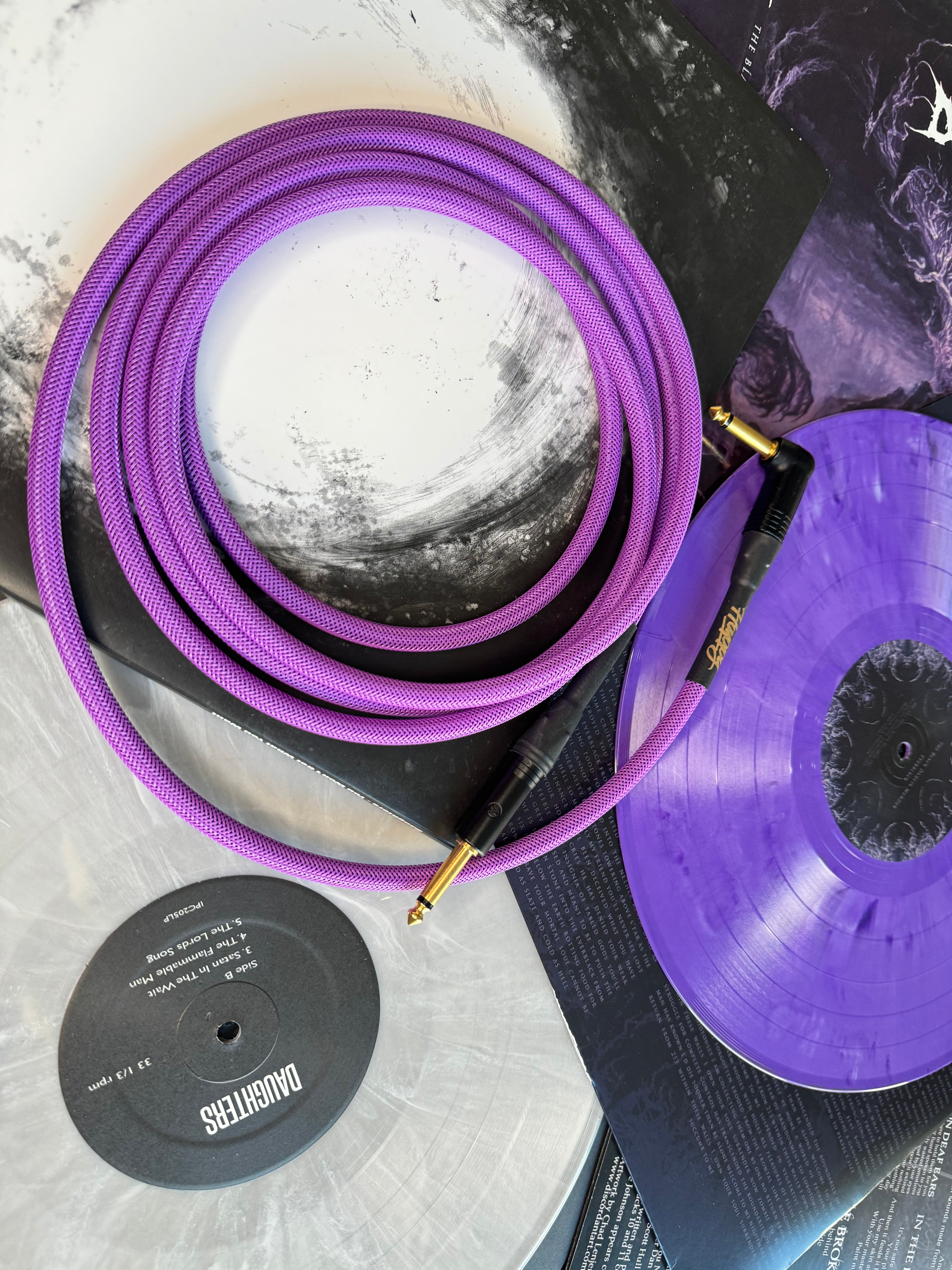 The Elite Instrument Cable - Neon Purple