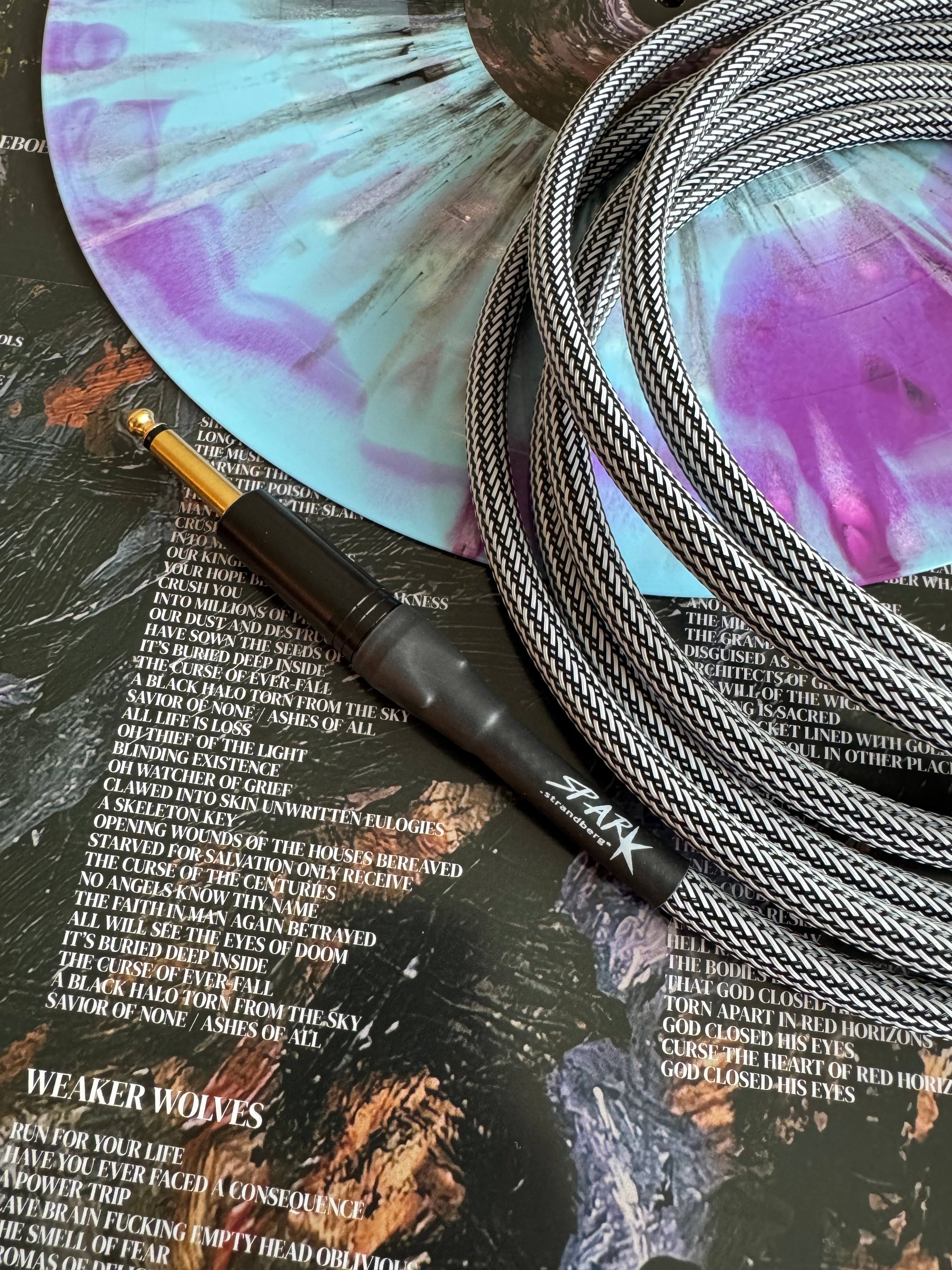 Strandberg Spark Elite Instrument Cable - Black/White