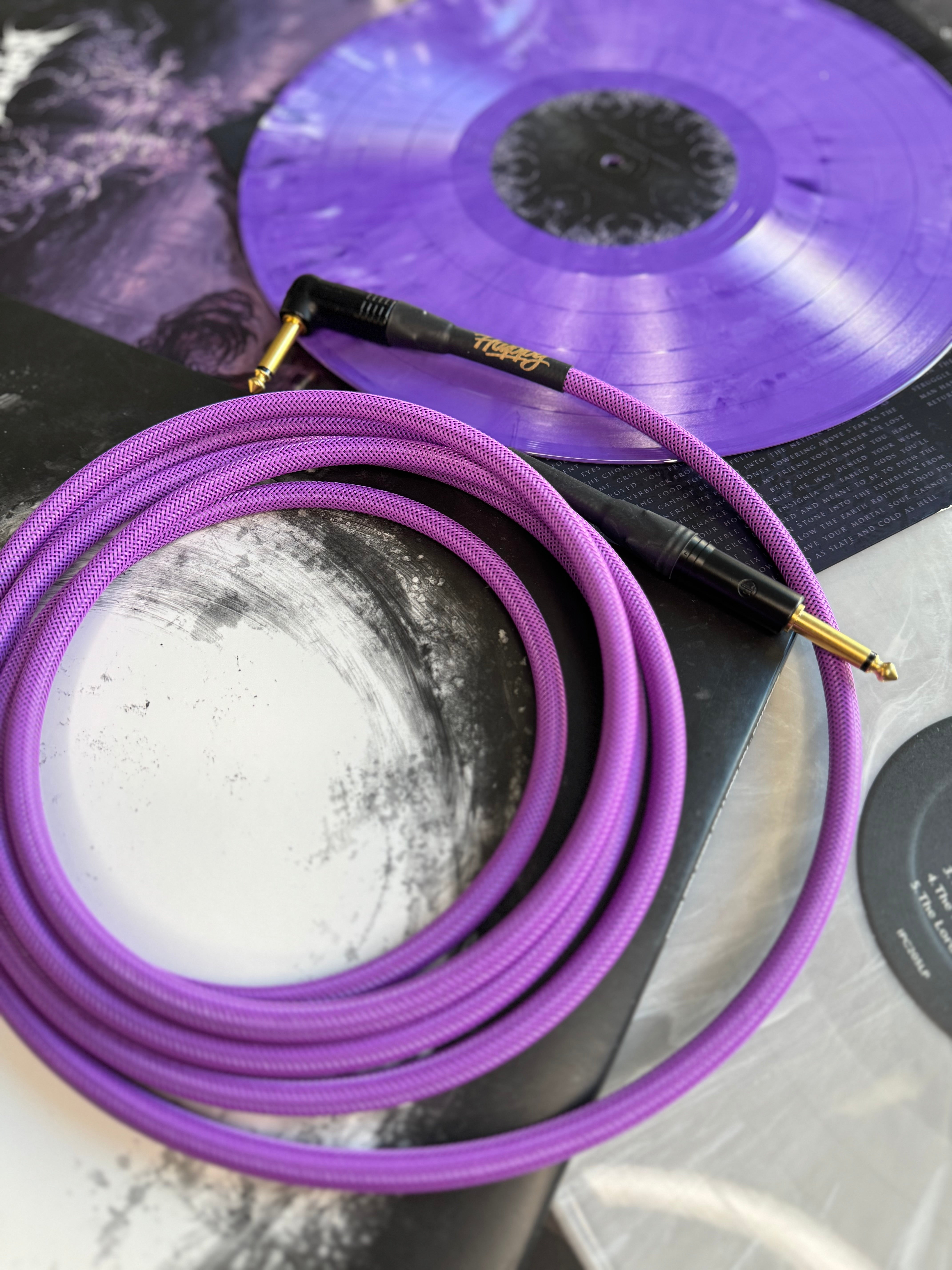 The Elite Instrument Cable - Neon Purple