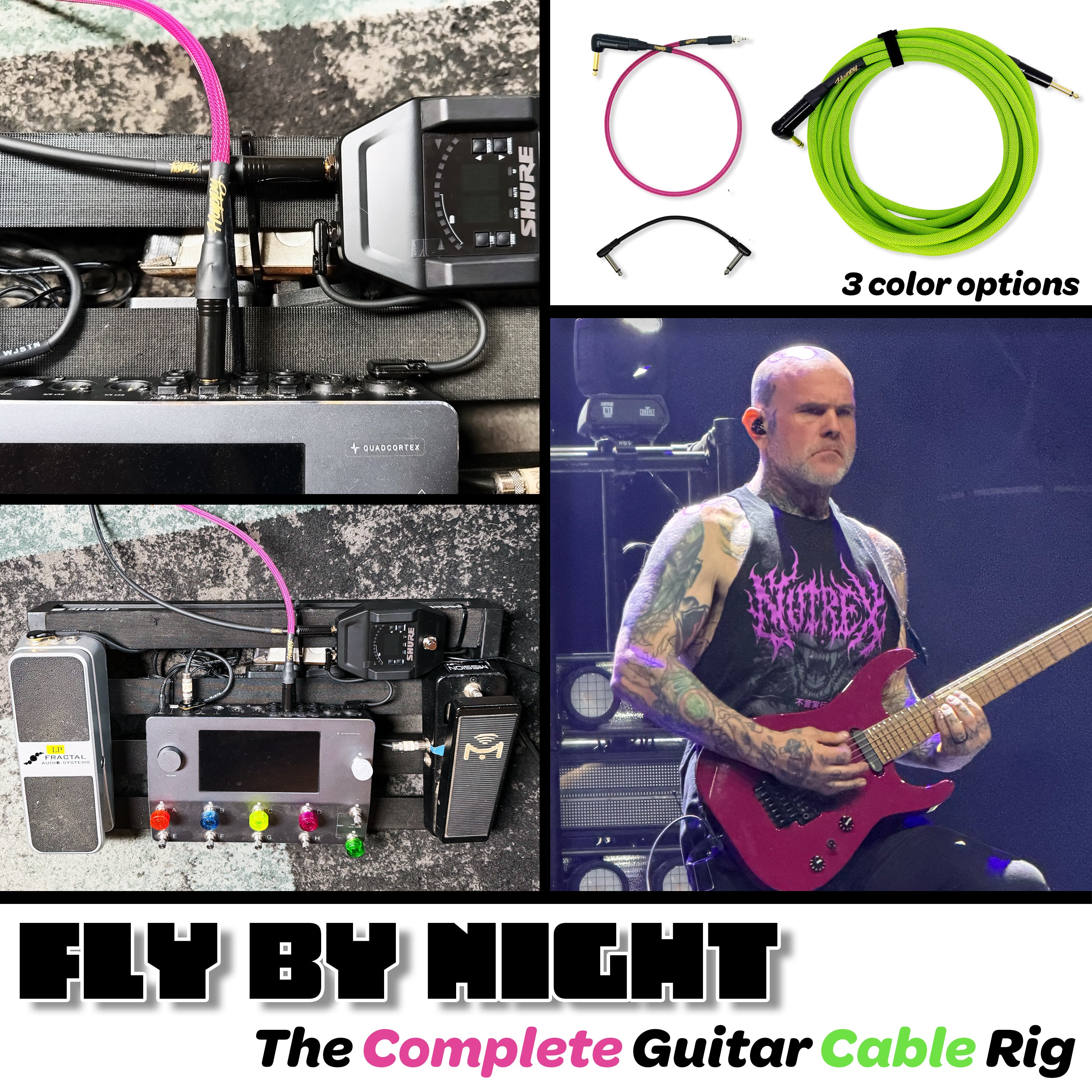Fly By Night - The Complete Guitar Cable Rig