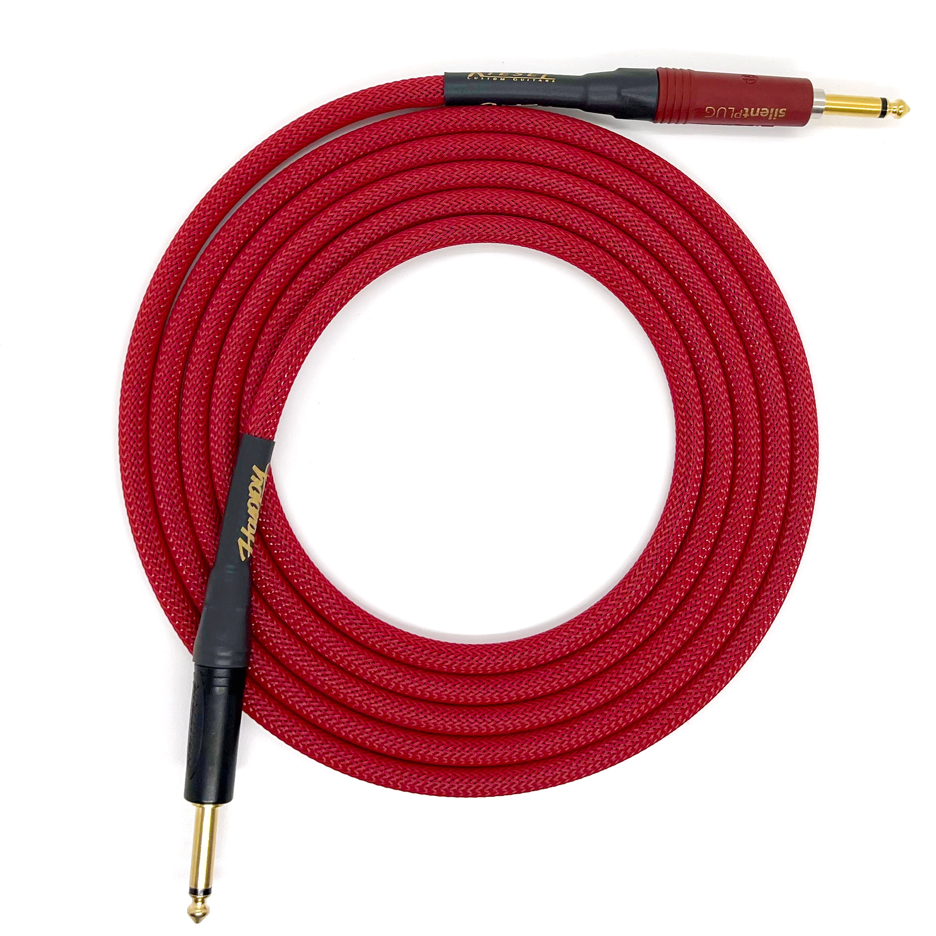 The Kiesel Silent Instrument Cable - Italian Red