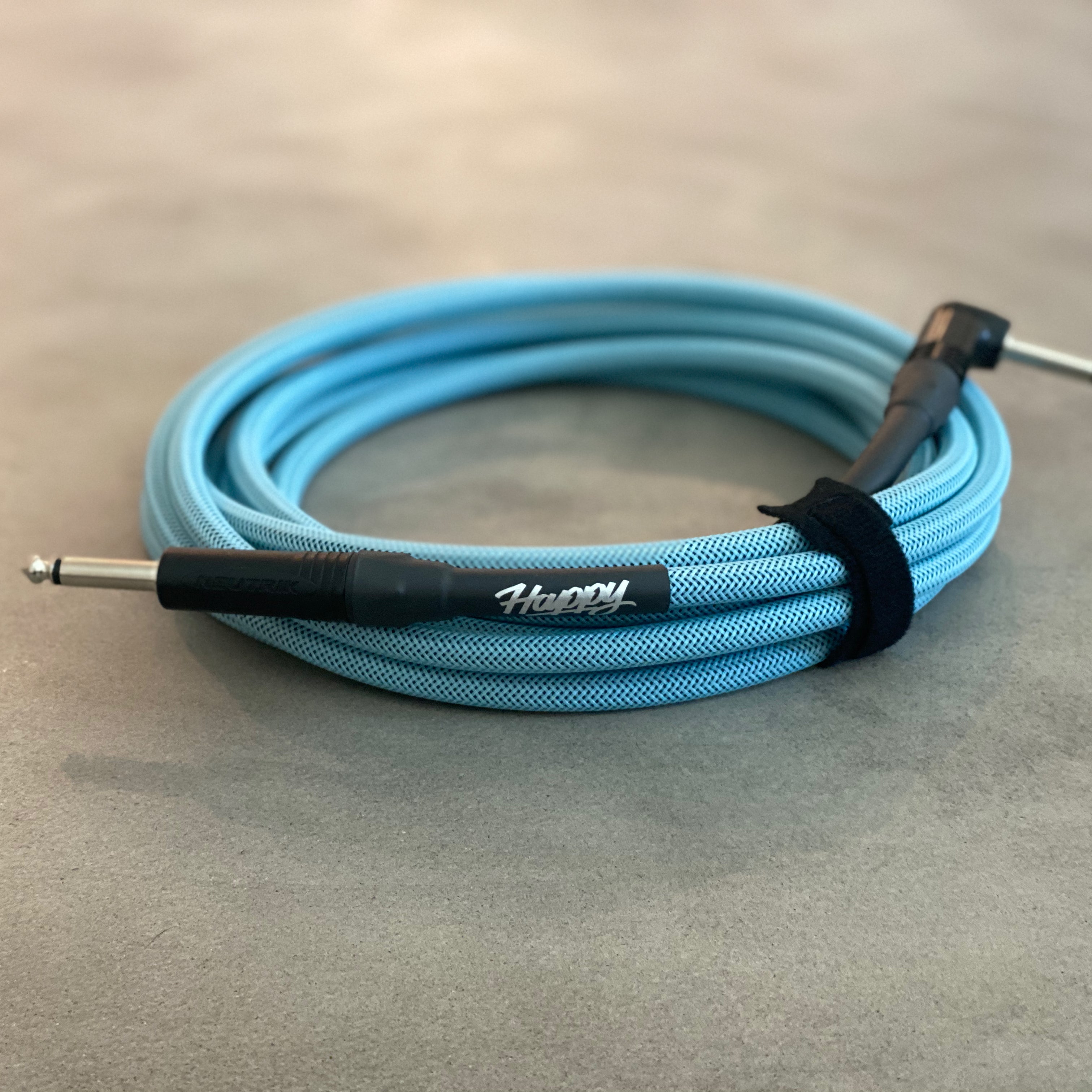 The Elite Instrument Cable - Gulf Blue