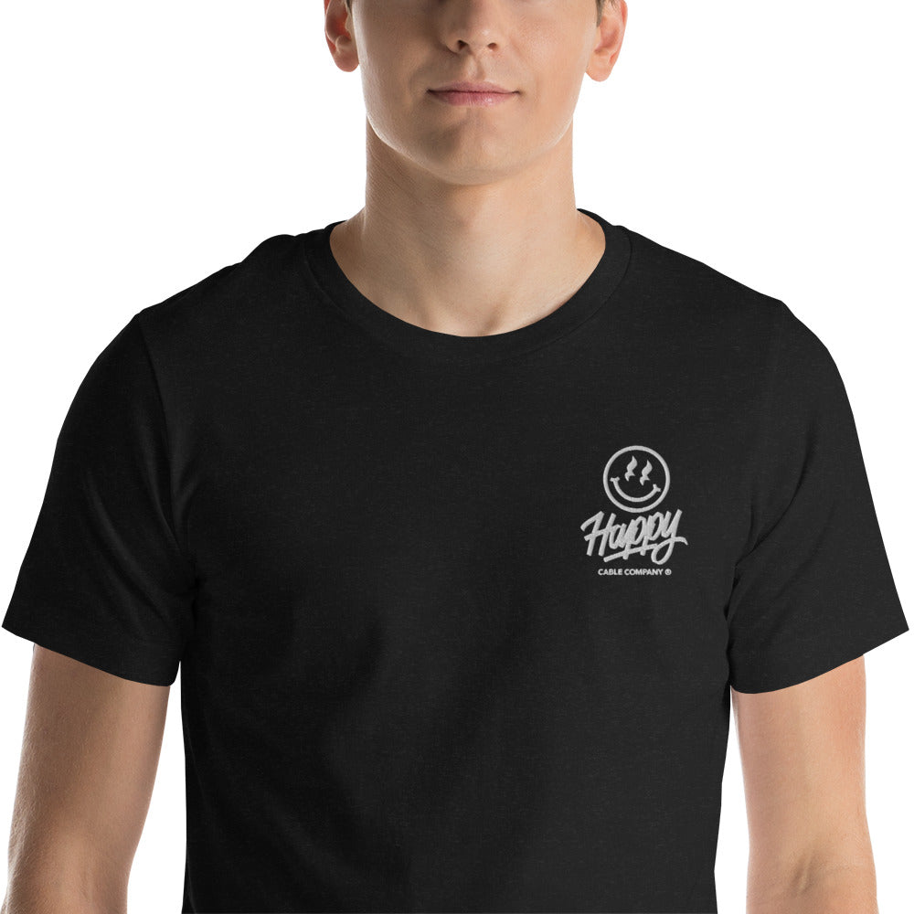 Happy Embroidered Tee